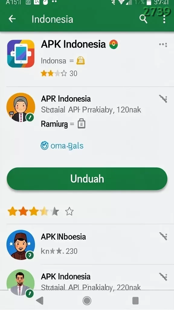 Cuplikan layar SHE777 — menu navigasi