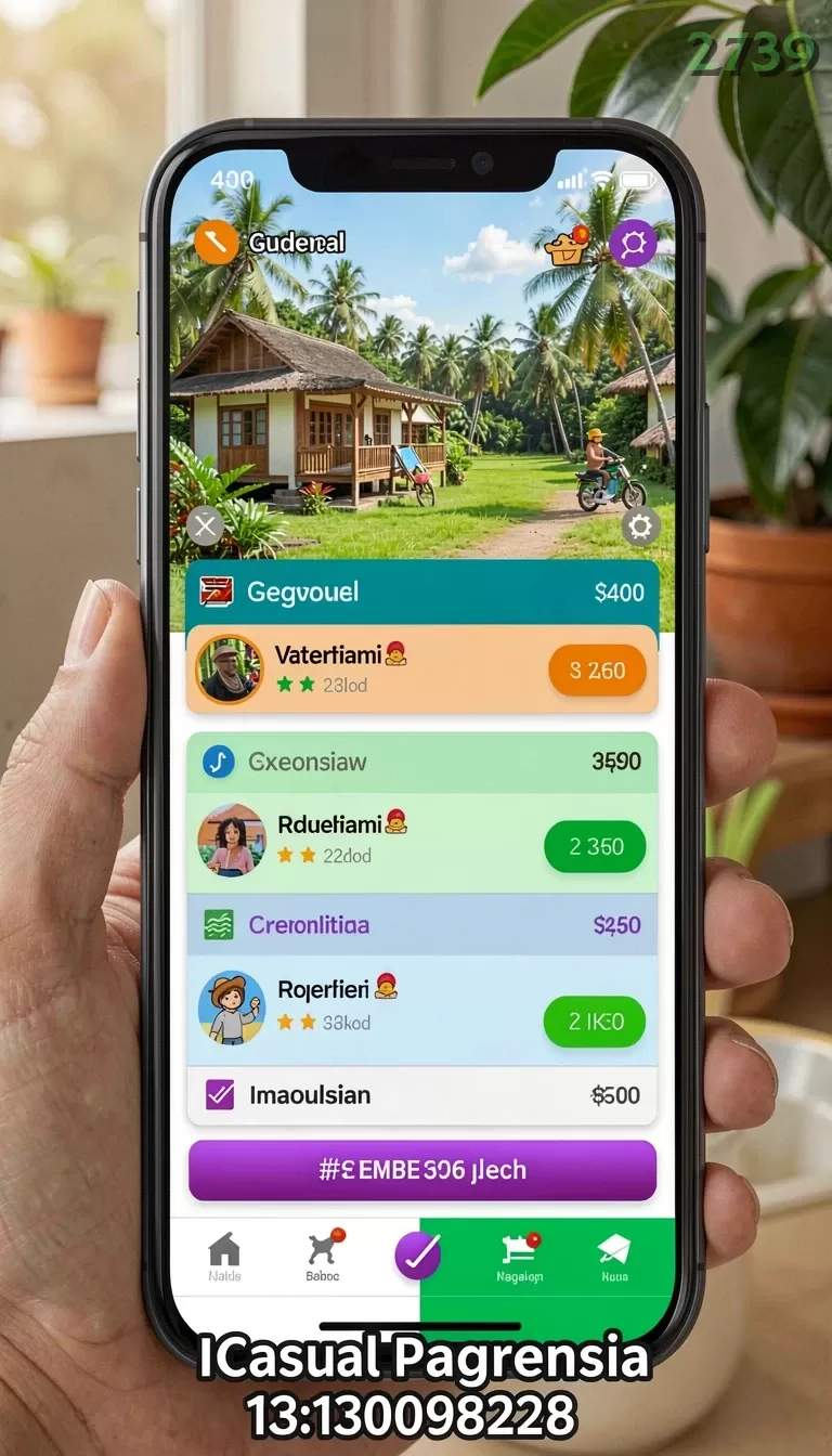 Cuplikan layar 116X — menu navigasi