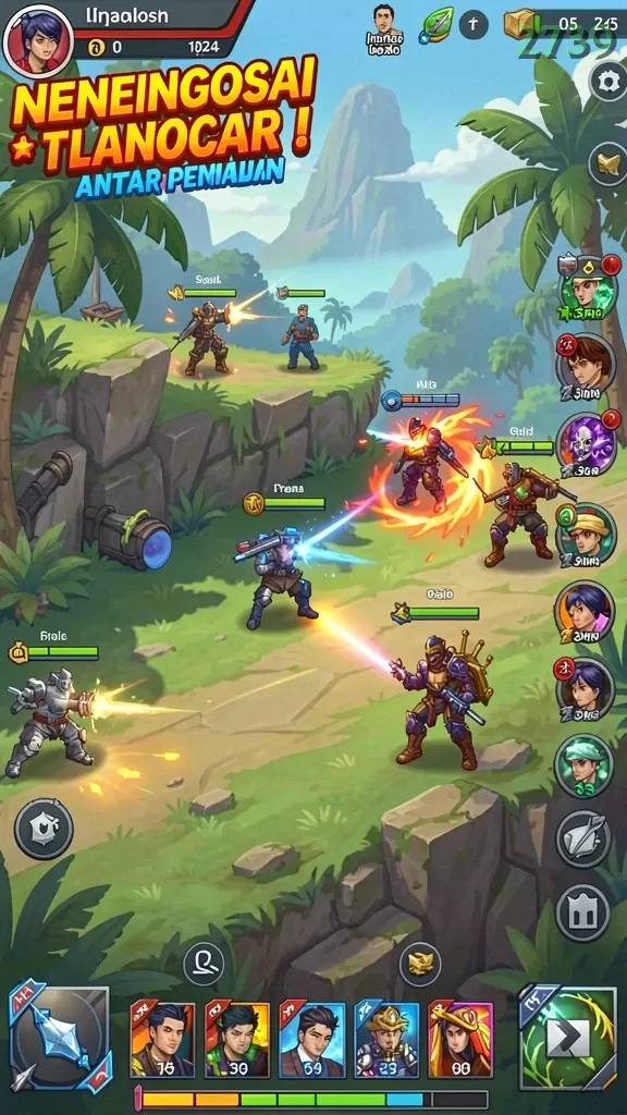 Cuplikan layar QTGAME — aktivitas